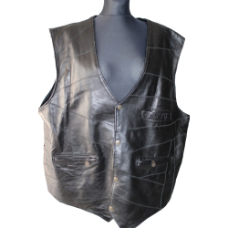 KAMIZELKA MOTOR SKÓRA rozm. 4XL